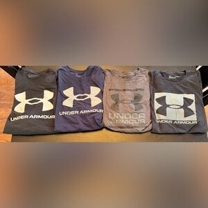 Lot Of 4 Under Amour Short Sleeve T-Shirts/Men’s Large